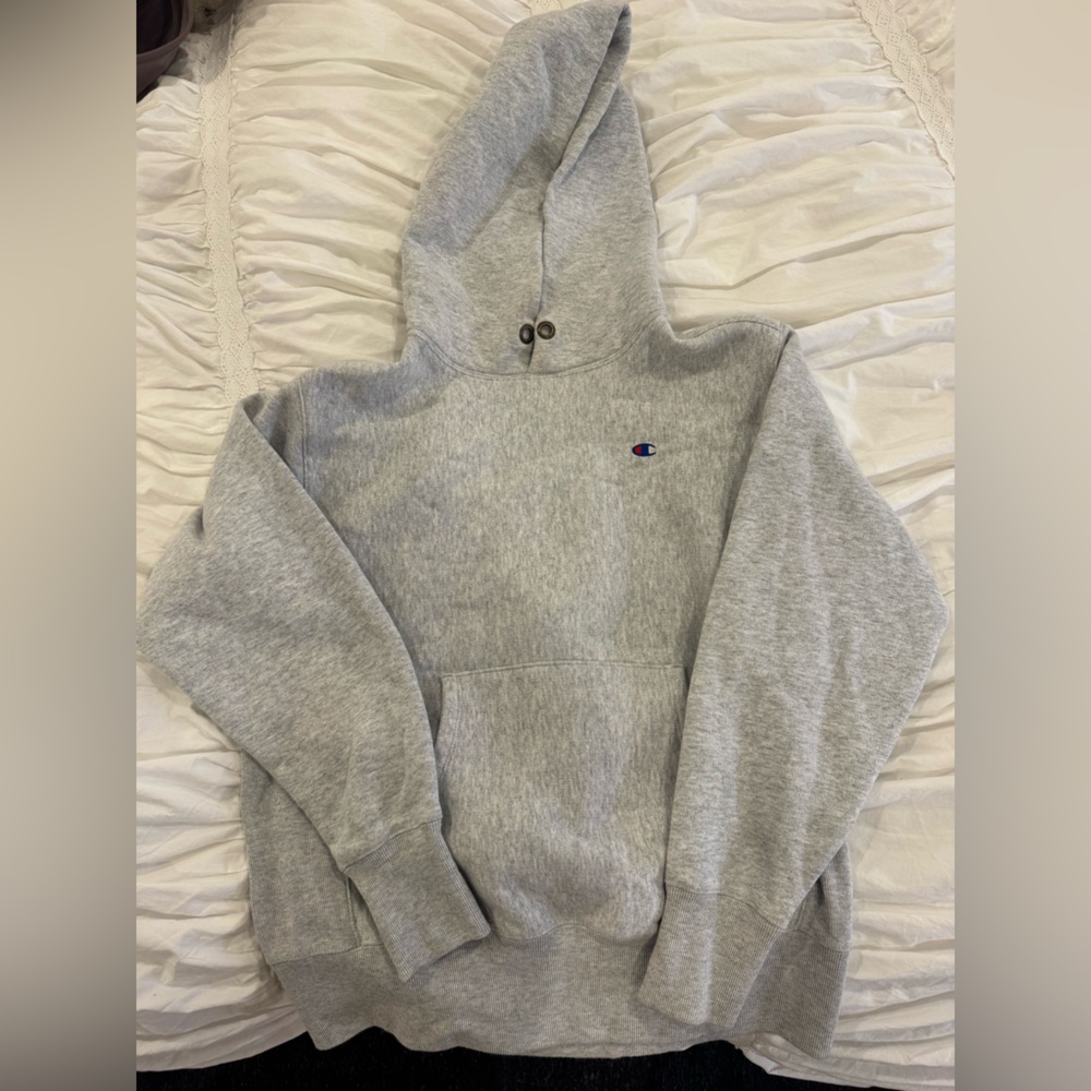 Champion Light Gray Hoodie